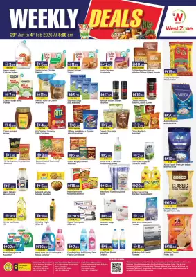 West Zone Supermarket catalogue (valid until 4-02)