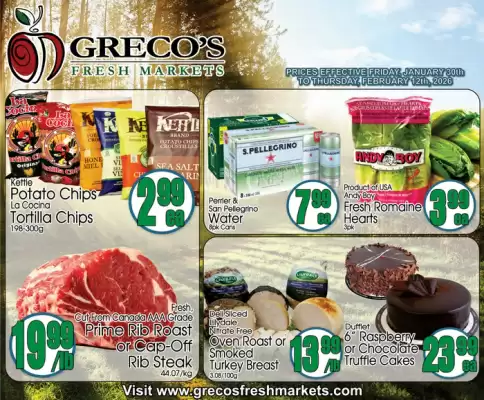 Greco's Fresh Market flyer (valid until 12-02)