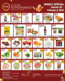 Lucky Supermarket flyer week 5 Page 1