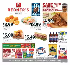 Redner's Warehouse weekly ad week 5 Page 1