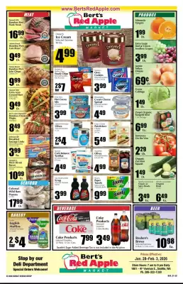 Bert's Red Apple weekly ad (valid until 3-02)