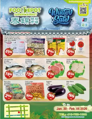 Food Depot Supermarket flyer (valid until 5-02)