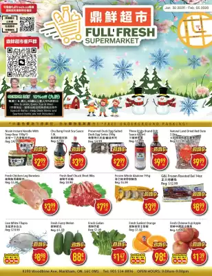 Full Fresh Supermarket flyer (valid until 5-02)