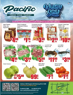New Pacific Supermarket flyer (valid until 5-02)