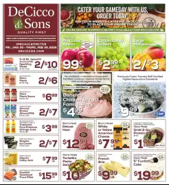 DeCicco & Sons weekly ad week 5 Page 1