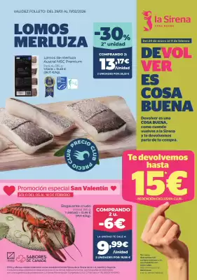 Catálogo La Sirena (válido hasta el 11-02)