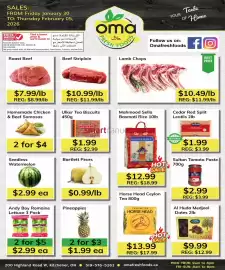 Oma Fresh Foods flyer week 5 Page 1