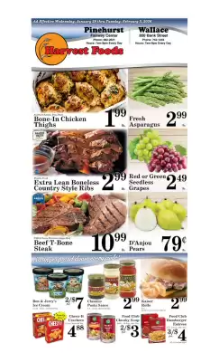 Harvest Foods weekly ad (valid until 3-02)