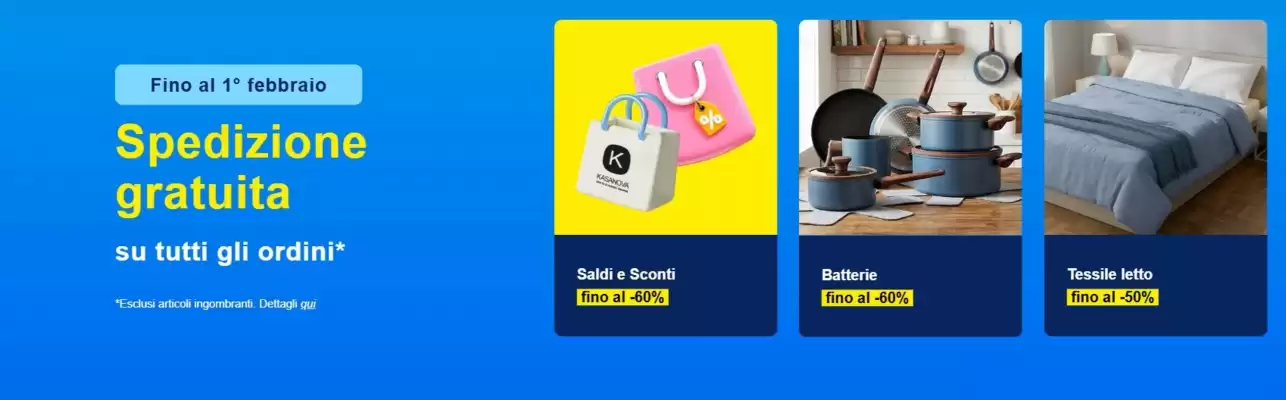 Volantino Kasanova (valido fino al 1-02)