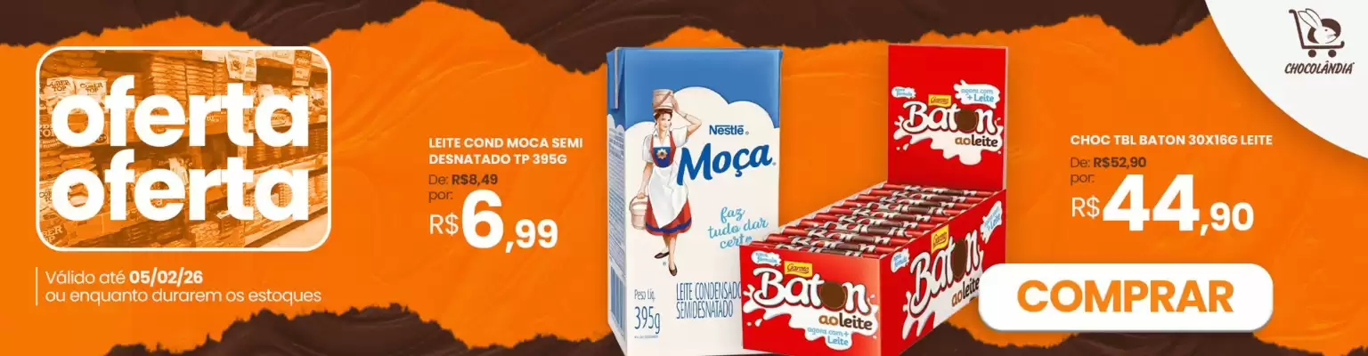 Folheto Chocolândia (válido até 5-02)