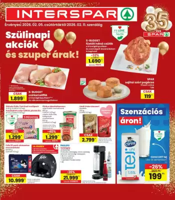 Interspar akciós újság (érvényes eddig: 11-02)