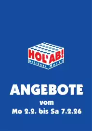 Hol'ab Getränkemarkt Prospekt woche 6 Seite 1