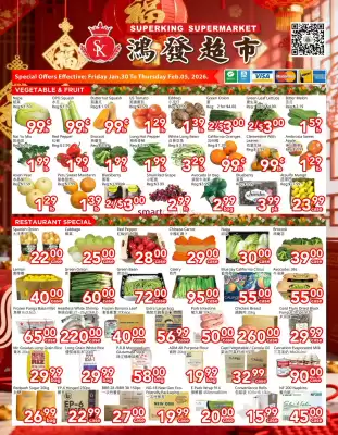 Superking Supermarket flyer (valid until 5-02)