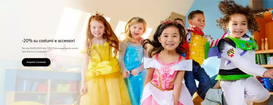 Volantino Disney Store (valido fino al 6-02)