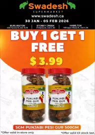 Swadesh Supermarket flyer week 5 Page 1