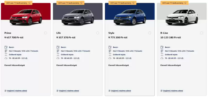 Volkswagen akciós újság (érvényes eddig: 30-04)