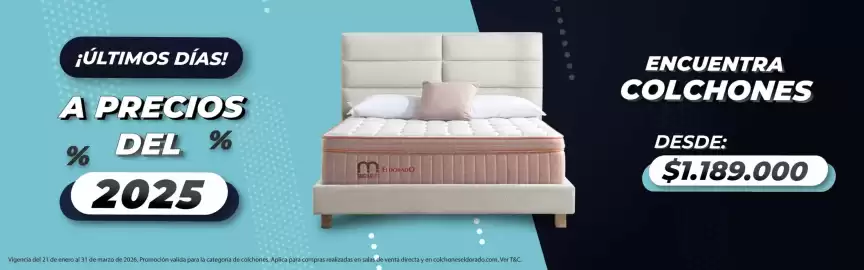 Catálogo Colchones El Dorado Página 1