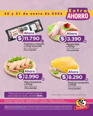 Catálogo La Vaquita Supermercados (válido hasta 31-01)