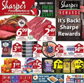 Sharpe's Food Market flyer week 5 Page 1