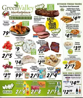 Green Valley Marketplace weekly ad (valid until 5-02)