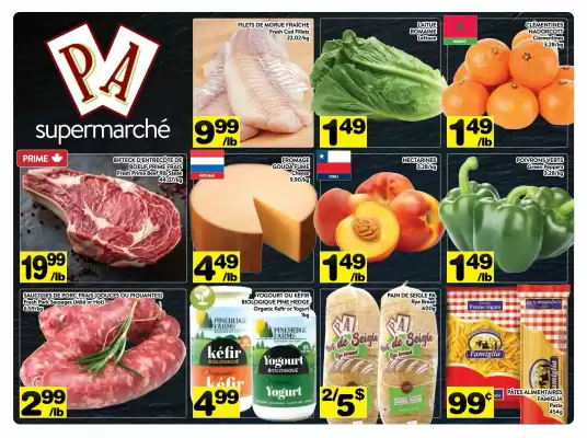 Supermarché PA flyer