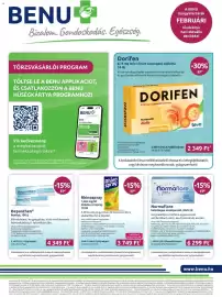 Benu Gyógyszertárak akciós újság Oldal 1