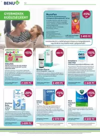 Benu Gyógyszertárak akciós újság Oldal 12