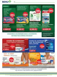 Benu Gyógyszertárak akciós újság Oldal 18