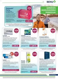 Benu Gyógyszertárak akciós újság Oldal 21