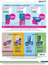 Benu Gyógyszertárak akciós újság Oldal 23