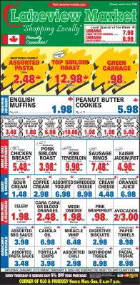 Lakeview Market flyer (valid until 6-02)