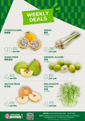 Amazing Oriëntal folder (geldig t/m 10-02)