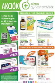 Alma Gyógyszertárak akciós újság Oldal 1