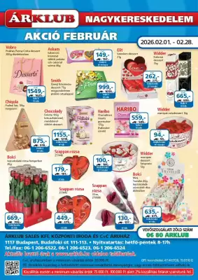 ÁRKLUB akciós újság (érvényes eddig: 28-02)