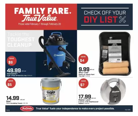 Family Fare weekly ad (valid until 28-02)