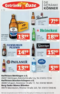 Getränke Oase Prospekt (gültig bis 7-02)