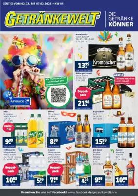Getränkewelt Prospekt (gültig bis 7-02)