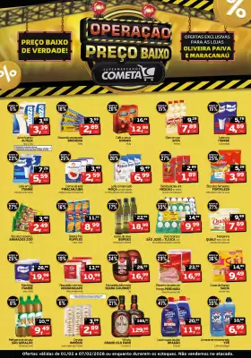 Encarte Cometa Supermercados (válido até 7-02)