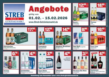 Streb Getränkemarkt Prospekt Seite 1