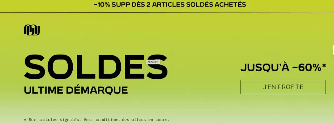Catalogue Minelli (valable jusqu'au 7-02)