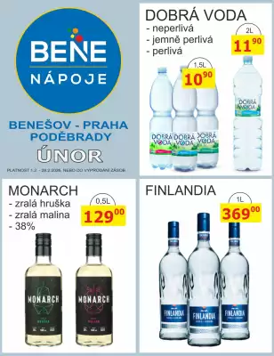 BENE Nápoje leták
