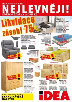 IDEA nábytek leták (platné do 14-02)