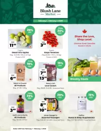 Blush Lane Organics flyer week 6 Page 1