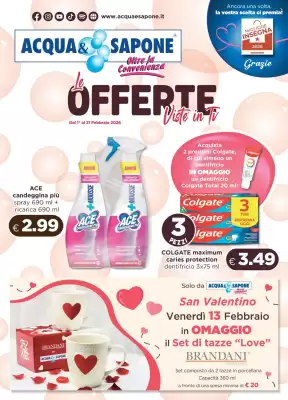 Volantino Acqua & Sapone (valido fino al 21-02)