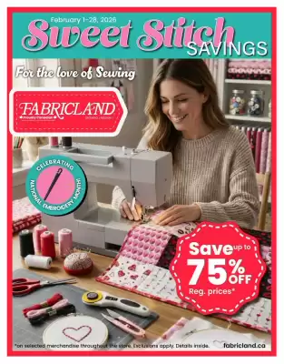 Fabricland flyer (valid until 28-02)