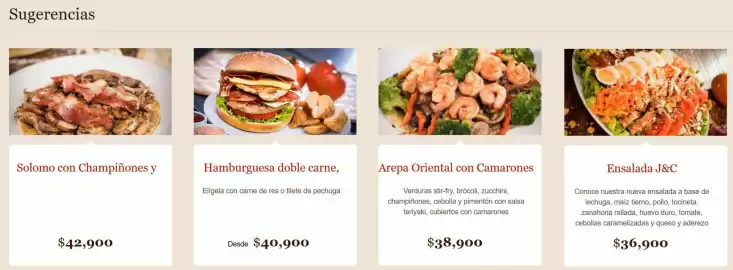 Catálogo J&C Delicias Página 2