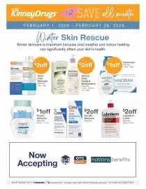 Kinney Drugs weekly ad Page 1