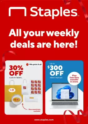 Staples weekly ad (valid until 8-02)