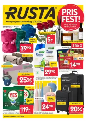 Rusta reklamblad (giltig till och med 8-02)