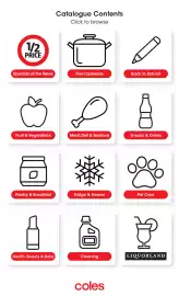 Coles catalogue week 6 Page 1
